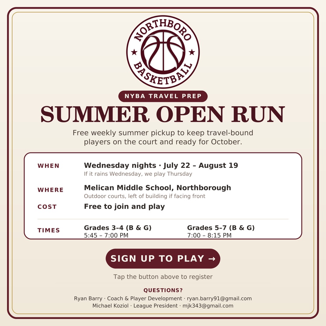 NYBA Summer Open Run